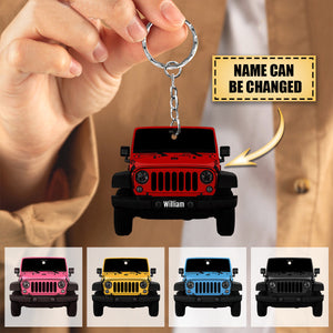 Personalized Cae Acrylic Keychain - Gift For Car Lover