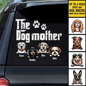 Dog Dad, Dog Mom Personalized Decal DIY Gift For Dog Lovers