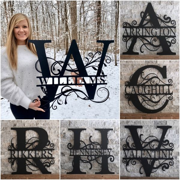 💕Personalized metal letter art 💕Customize the name you want🎁
