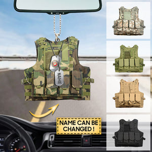 Personalized Military, Armed Forces Tactical Combat Vest Ornament
