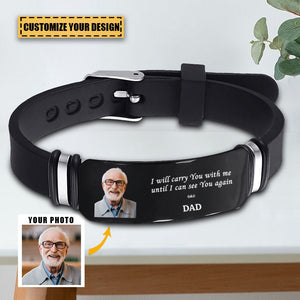 Custom Photo Always With You - Personalized Custom Bracelet
