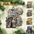 Personalize Military Uniform Boots & Helmet Christmas Ornament