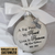 Personalized A Big Piece Of My Heart In Heaven Christmas ornament feather ball
