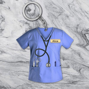 Nurse - Personalized Keychain