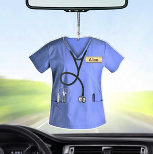 Nurse - Personalized Car Ornament Ver 2